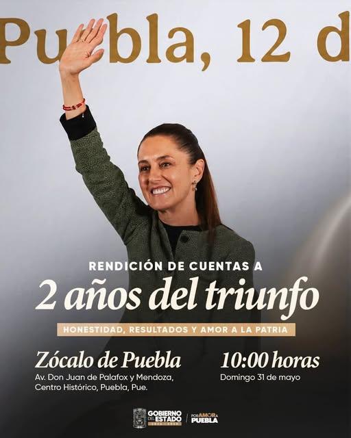 Acompaña a la presidenta Claudia Sheinbaum Pardo