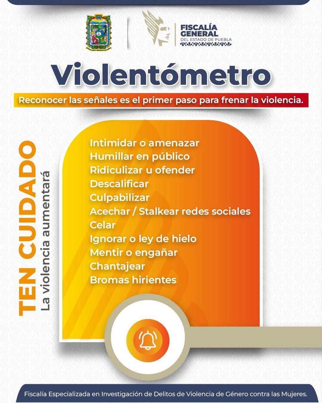La violencia no comienza con un golpe.