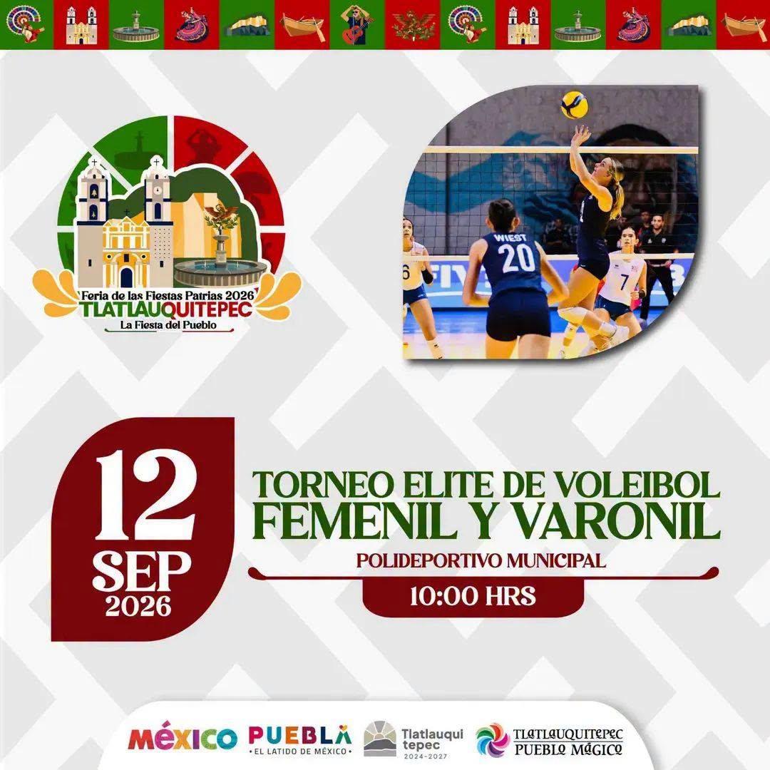 Intensa jornada de actividades en la Feria de las Fiestas Patrias Tlatlauquitepec 2026