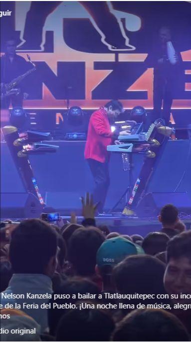 Nelson Kanzela pone a bailar a Tlatlauquitepec en el cierre de feria