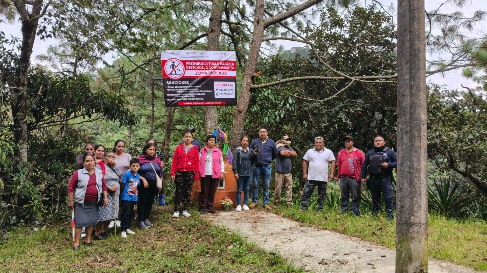 Tlatlauquitepec fortalece la vigilancia para proteger sus zonas forestales